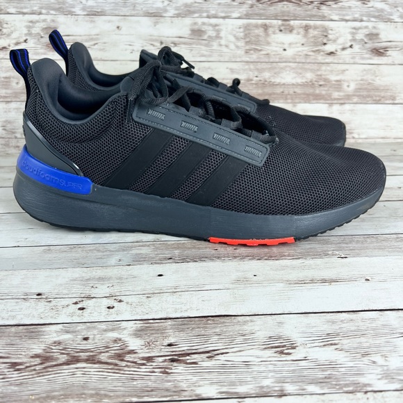 Men Adidas black RACER TR21 SHOES for men size 13 - Picture 4 of 11
